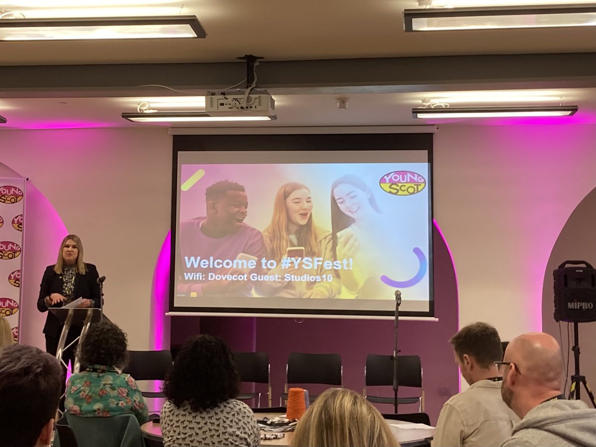 AberlourCCT's tweet photo. Really great to be here for @YoungScot Festival today. Looking forward to hear from young people and the organisations that support and represent them to share, learn and celebrate the topics and issues important to young people in Scotland. #YSFest https://t.co/cMB10WF38o