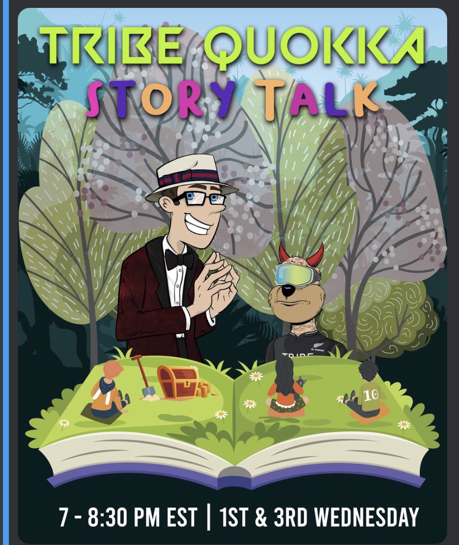 <a href="/TribeQuokka/">Tribe Quokka</a> <a href="/Dick_Doofus/">Dick_Doofus</a>     Do you have a Merquok?  Be on Story Time at 7pm tonight to see if you win a pair of <a href="/ray_ban/">Ray-Ban</a> glasses!  Also, like, retweet, follow
<a href="/TribeQuokka/">Tribe Quokka</a> 
<a href="/TribeTreks/">Tribe Treks</a> 
<a href="/oqmagazine/">OQMagazine</a> 
for a chance to win an issue of #oqmagazine 
 
x.com/i/spaces/1RDGl…