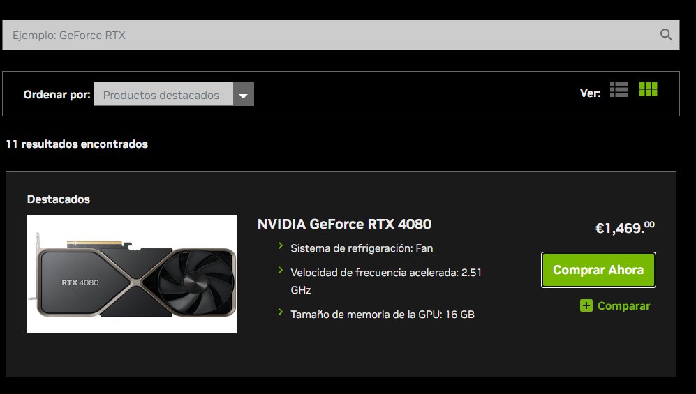 oarrondo's tweet photo. @nvidia no puedo comprar una 4080, problemas con la página web. https://t.co/eQAV6Y6Llv