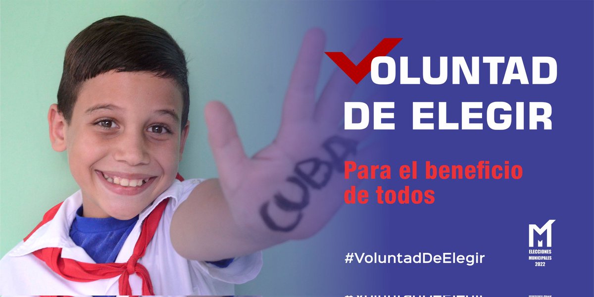 Este 27 de noviembre, los electores de la República de #Cuba🇨🇺 elegirán a los delegados a las Asambleas Municipales del #PoderPopular. 

Con #VoluntadDeElegir, seguiremos defendiendo nuestra democracia socialista desde el barrio, con participación popular. 

#YoVotoEl27