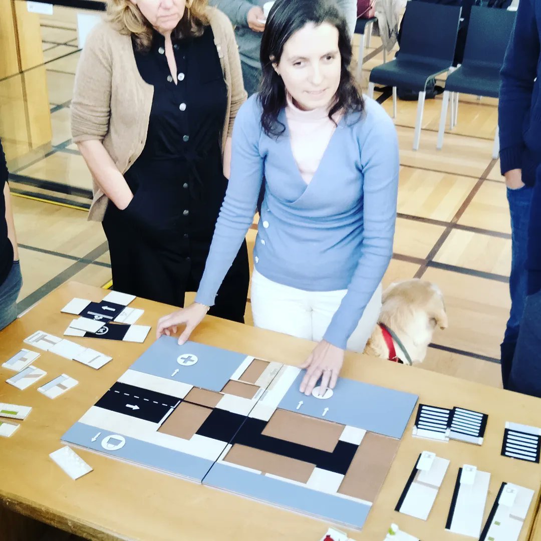 Final meeting at the Belvedere of the Book tower, listening &amp; discussing with each other about #accessibility symbols #tactile design maquettes and the future of our #Eurocities working group #barrierfree cities for all 🧑‍🦽🦮👏 to be continued!