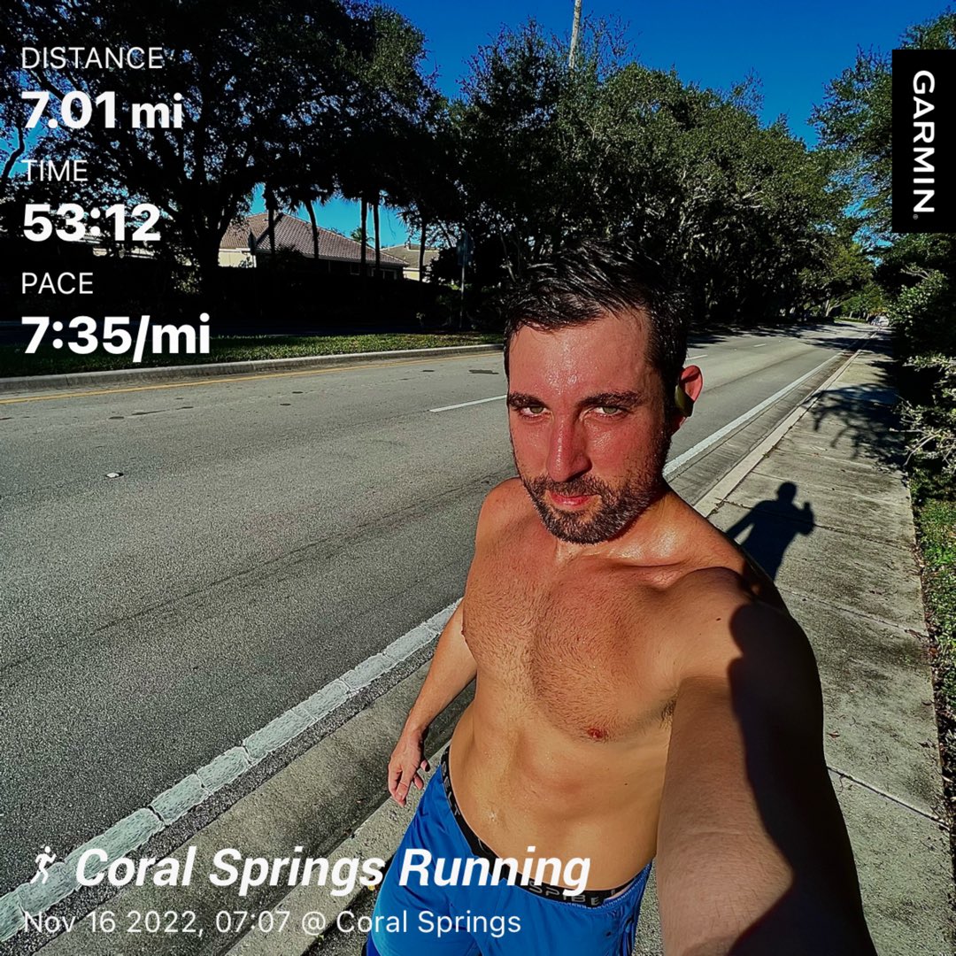 Feels good to move today ☕️☀️
#runchat