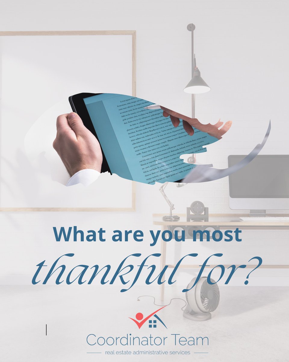 ct_coordinators's tweet photo. It's almost time for Thanksgiving! Let us take a moment to reflect on what we are thankful for. 🙏

Comment below what you are most thankful for (other than us 😉)

#CoordinatorTeam #AZRealEstate #CORealEstate #DenverRealtors #FLRealtors #RealEstateMarketing #BusinessTranscations https://t.co/vghNW50XW0