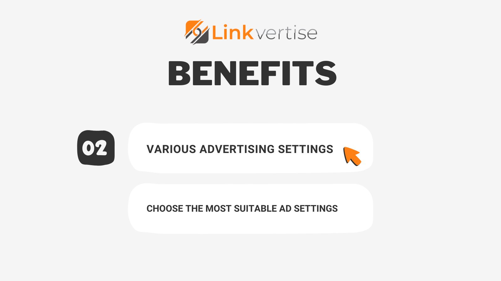 Linkvertise on Twitter: "𝐁𝐄𝐍𝐄𝐅𝐈𝐓 𝐍𝐎 𝟐 We offer various advertising