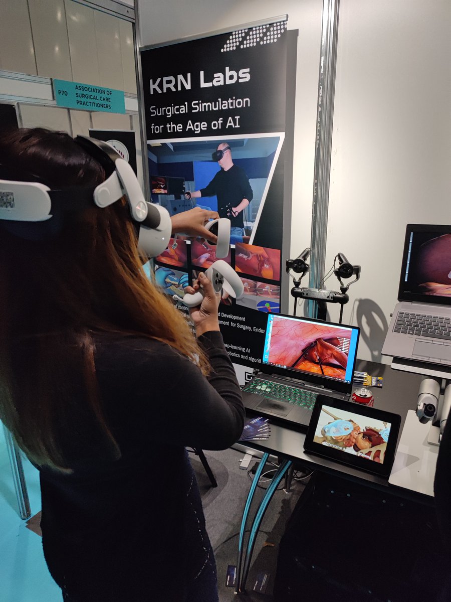 KrnLabs's tweet photo. Przemyslaw Korzeniowski, PhD and Fredrik Olsson are waiting for you at Future Surgery booth nr o71 (next to Theatre 1)!

Come by to experience the highest-fidelity #haptic #vr #surgery #simulation at #FS22!

Discover #KRNLabs and #Follou possibilities for the #futuresurgery! https://t.co/6TCtcbsRQr