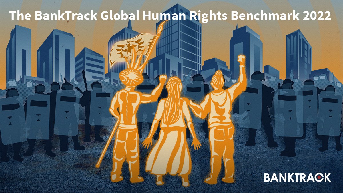 NEW: Today we release our 2022 Global Human Rights Benchmark, assessing 50 commercial banks from around the world on their implementation of the #UNGPs. #BizHumanRights. #BankHRBenchmark

Read on to learn more about our findings 👇
🧵1/6