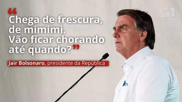 kikaandreeta's tweet photo. Frase dita em mar/21, centenas de milhares de mortos e milhares morrendo ao dia. Muitos poderiam estar vacinados, mas somente poucos estavam com a 1a dose.
Hoje, ele não tem a hombridade de continuar trabalhando até o final. Sumiu. 
Vai ficar chorando até quando, presidente? https://t.co/8ZDjP0BjeZ