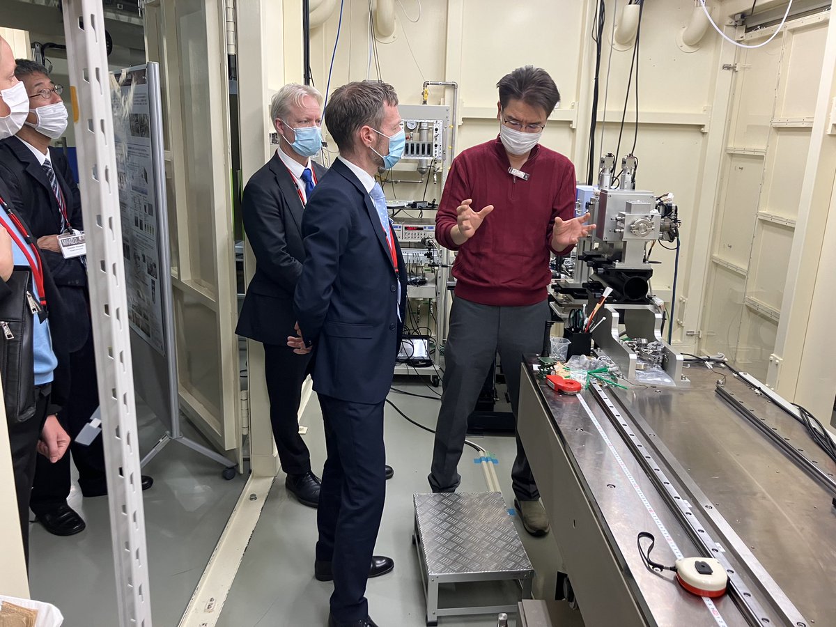 SwedenOSI_Japan's tweet photo. We visited the Saga Light Source, 1 of the 8 synchrotrons in 🇯🇵 run by the local government supporting industries &amp; academia in the region! Interesting to hear how they promote to increase users. @DEdvardsson @Utbdep @Naringsdep #synchrotron @saga_kouhou https://t.co/UnQpfy1W9f
