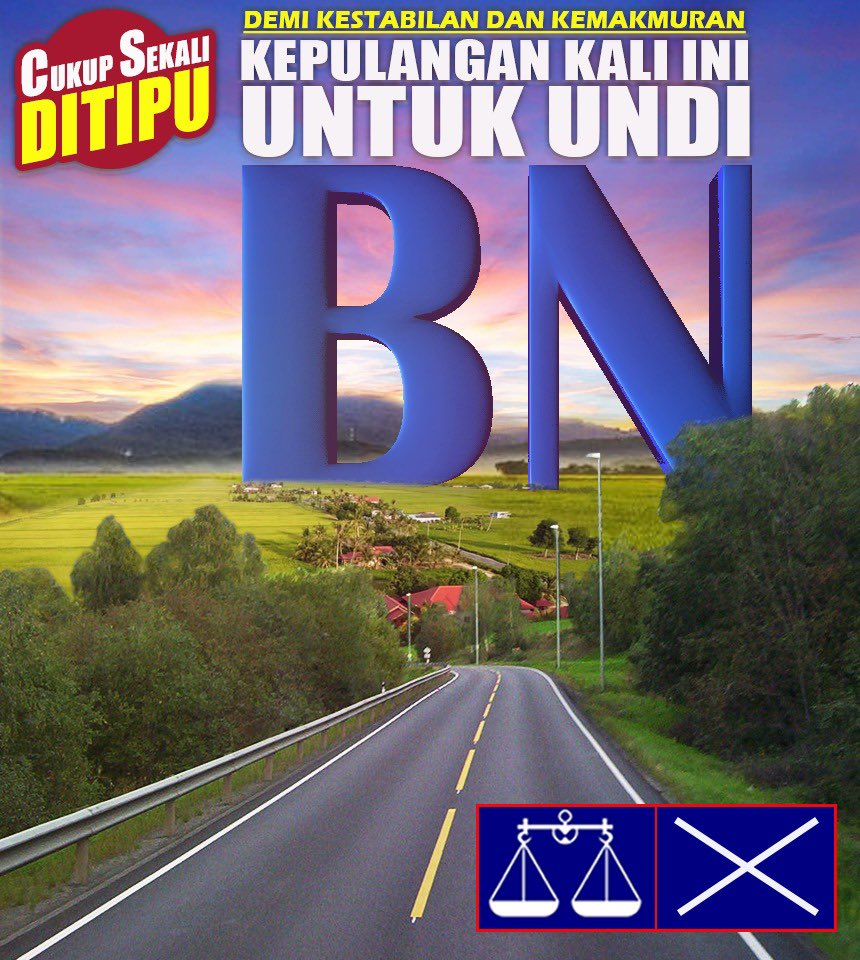 ahmadmaslan's tweet photo. Tkasih kpd mereka yg akan pulang mengundi #BN #BarisanNasional demi #KestabilanDanKemakmuran https://t.co/Mvq6ab1NRq