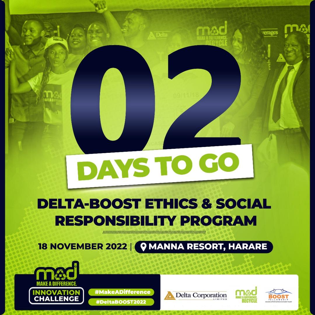 The BOOST Fellowship (@boostfellowship) on Twitter photo Only #2days to go to the #MakeADifference competitions <a href="/DeltaCorpZim/">Delta Corporation Limited Zimbabwe</a>. We look forward to seeing you this year, as teams from all universities in the country show case their environmentally friendly business projects, working towards a #Cleanerworld
#WeAllWin
#imadit Only #2days to go to the #MakeADifference competitions <a href="/DeltaCorpZim/">Delta Corporation Limited Zimbabwe</a>. We look forward to seeing you this year, as teams from all universities in the country show case their environmentally friendly business projects, working towards a #Cleanerworld
#WeAllWin
#imadit