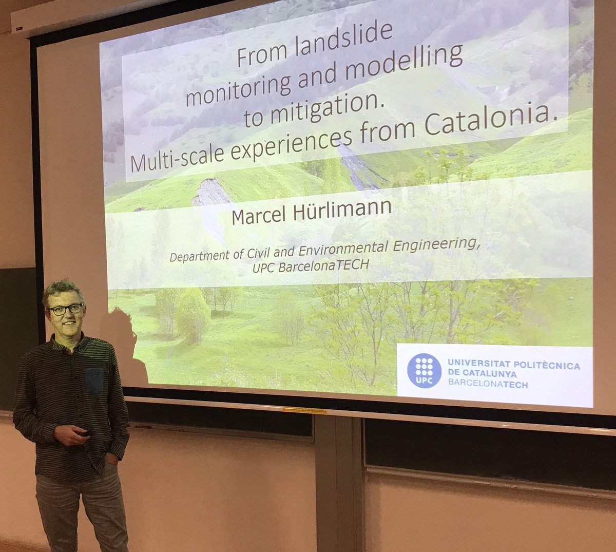 Great pleasure having an invited talk within #Ringvorlesung “Natural Hazards – a Challenge for the Future” at <a href="/BOKUvienna/">BOKU University</a> Danke <a href="/ChScheidl/">Christian Scheidl</a> <a href="/EscolaCaminsUPC/">Escola de Camins</a>