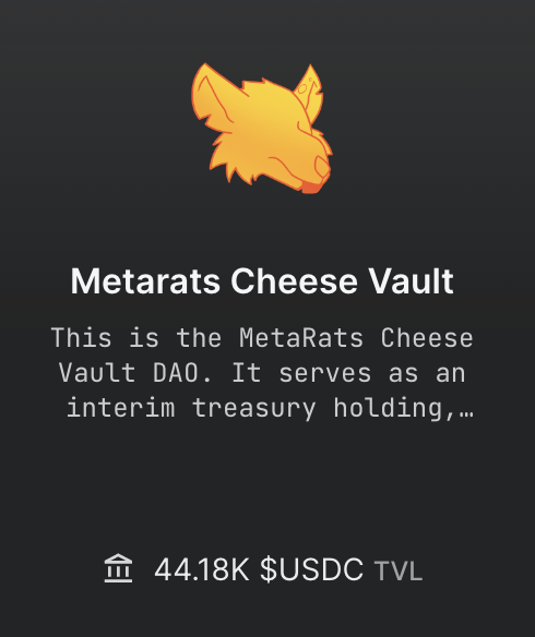 0xponci's tweet photo. This vault has more cheese than any other NFT vault $SCRT @MetaRatsNFT #metarats Re-verify your on discord and came fight with community in how to spend it 🐀🧀 https://t.co/XWjnFAzJis