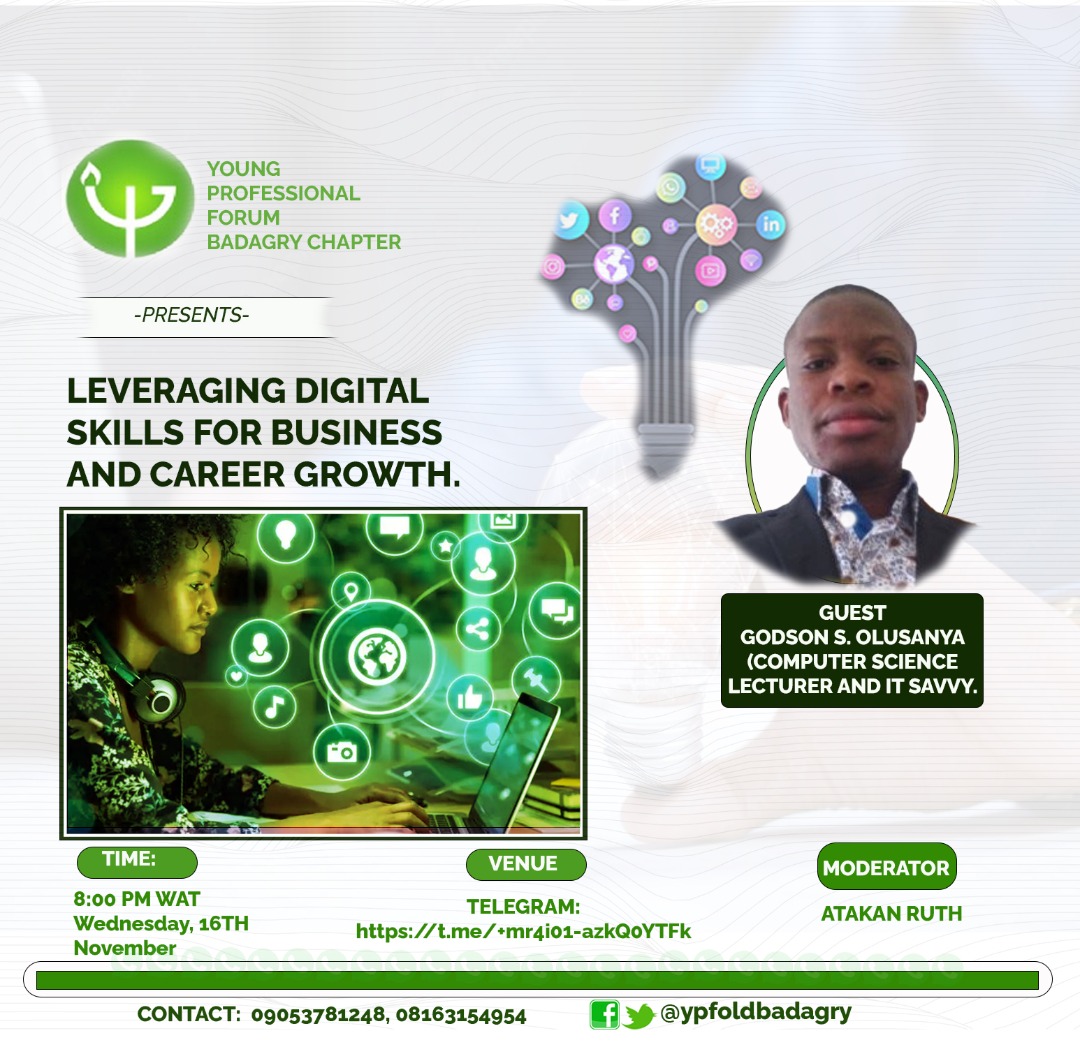 ypfoldbadagry's tweet photo. Join us this evening 8pm via Telegram https://t.co/rHrUhOqiVR https://t.co/xbSoeFve1f