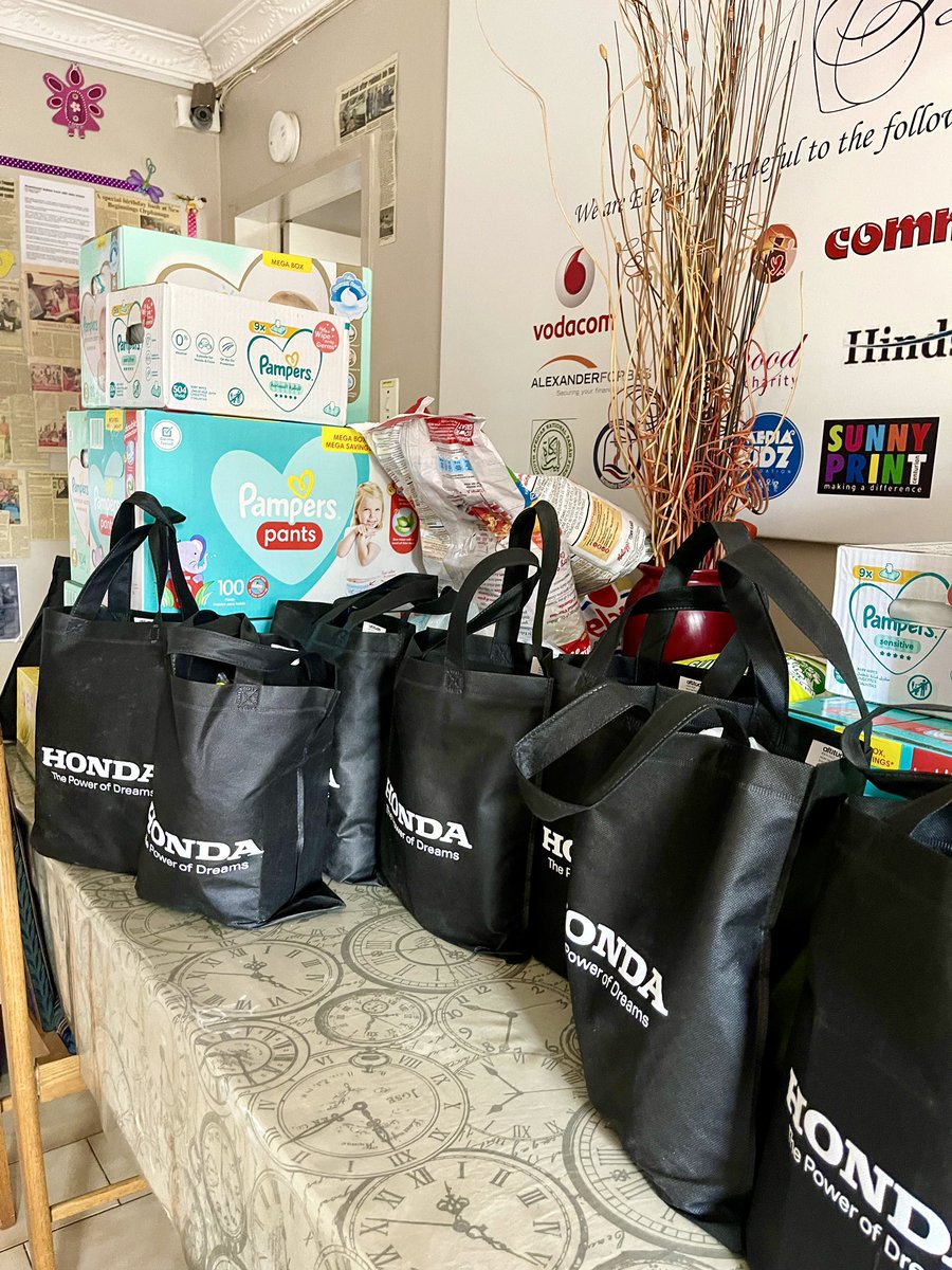 HondaSA's tweet photo. Our #DriveForADifference #HondaExperience ended off at New BeginningZ Baby Haven, where #HondaSA donated various items to babies, toddlers and children in need. We would like to thank the hard-working ladies at New BeginningZ for their dedication. https://t.co/xZyN1S7cKu