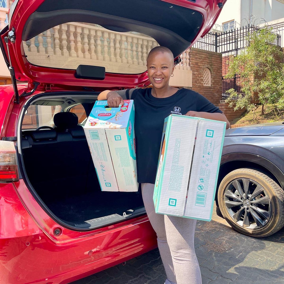 HondaSA's tweet photo. Our #DriveForADifference #HondaExperience ended off at New BeginningZ Baby Haven, where #HondaSA donated various items to babies, toddlers and children in need. We would like to thank the hard-working ladies at New BeginningZ for their dedication. https://t.co/xZyN1S7cKu