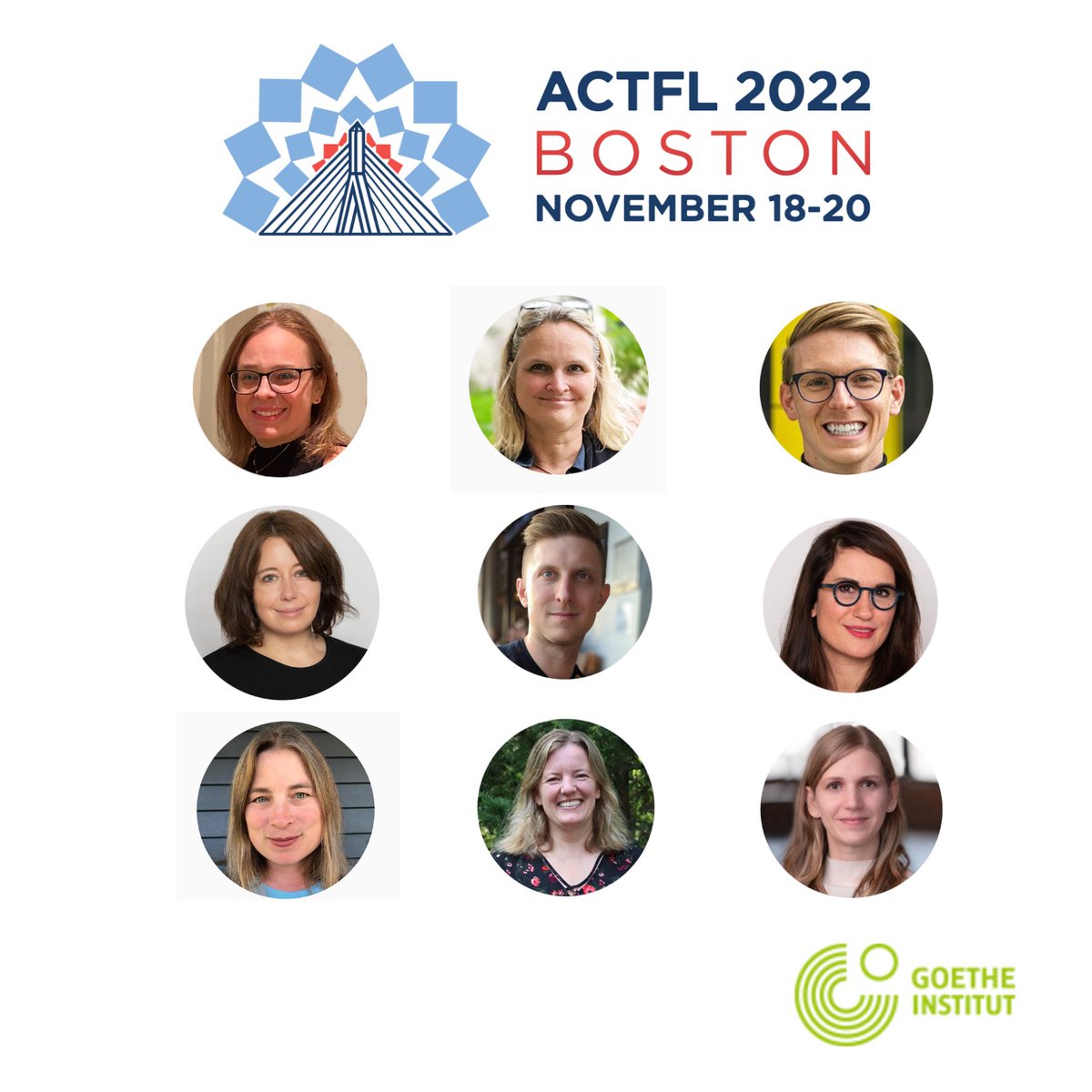 GoetheDC's tweet photo. Let's get together at @actfl 2022 Convention, starting this Fri, 11/18 to talk #teachingGERMAN and #learningGERMAN.
🗓️11/18 - 20
📍 #ACTFL booth #1327
🔜For details visit https://t.co/vKH9rdR1h0 https://t.co/HBKZ3gkYwp
