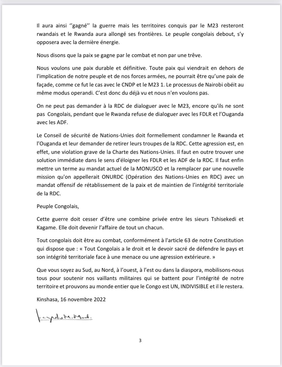 FAYULU ET MUZITU SE RAPPELLENT DE MEILLEURE INTELLIGENCE A NOTRE BON SOUVENIR PAR DES PROPOSITIONS... - Page 2 FhsROcNXoAE7aR6?format=jpg&name=large