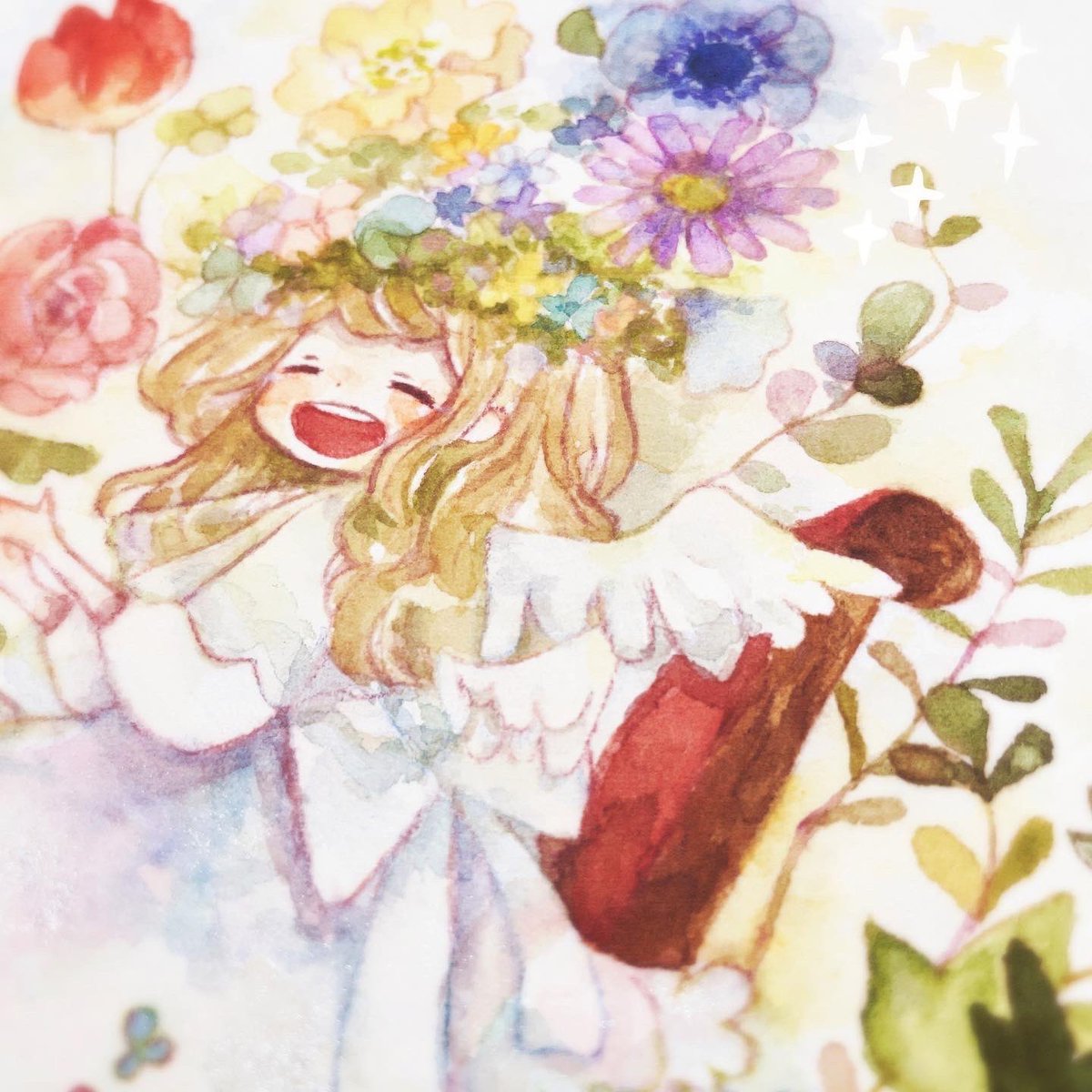 「#いいいろの日 良い色っ!!!(@'ω'@) 」|まめこ@笑顔の咲く展示会2023 3/29~4/3 銀座ミレージャギャラリー　今年も参加します♡のイラスト