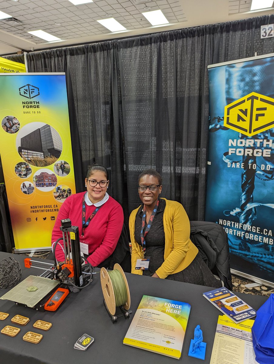 Milliemelia's tweet photo. Ready and excited to participate in the @MBWomenInTrades Conference today! @northforgemb https://t.co/fmaHiyRMTb