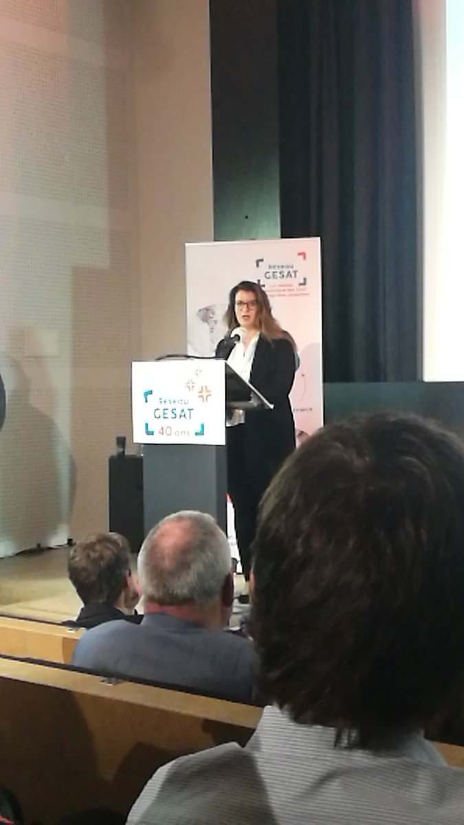 PahlDeborah's tweet photo. @MarleneSchiappa est présente aux 40 ans du @ReseauGesat. Le secteur protégé et adapté à un CA de 2.4 milliards d'euros par ans ! Marlene Schiappa insiste sur les modèles inspirants et innovants du STPA qui peuvent inspirer le monde économique.
#ESS #entreprises #entrepreuneriat https://t.co/Zi0wsHPPWt