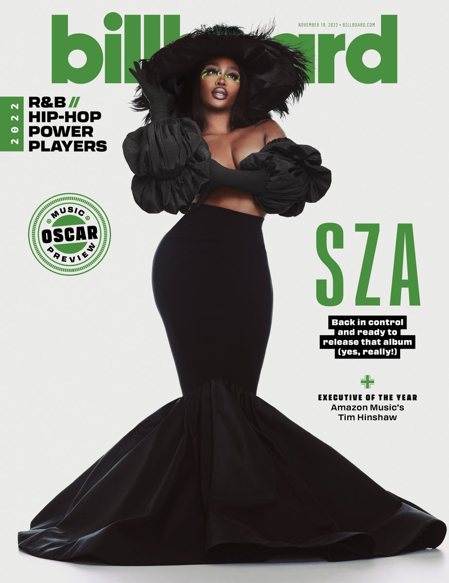 billboard's tweet image. Five years ago, @sza's debut redefined alternative R&amp;amp;B. As she prepares to release her highly-anticipated new album 'S.O.S.' this December, the singer is feeling more confident than ever. 💫 

Her Billboard R&amp;amp;B / Hip-Hop Power Players cover story: blbrd.cm/PBh6avZ