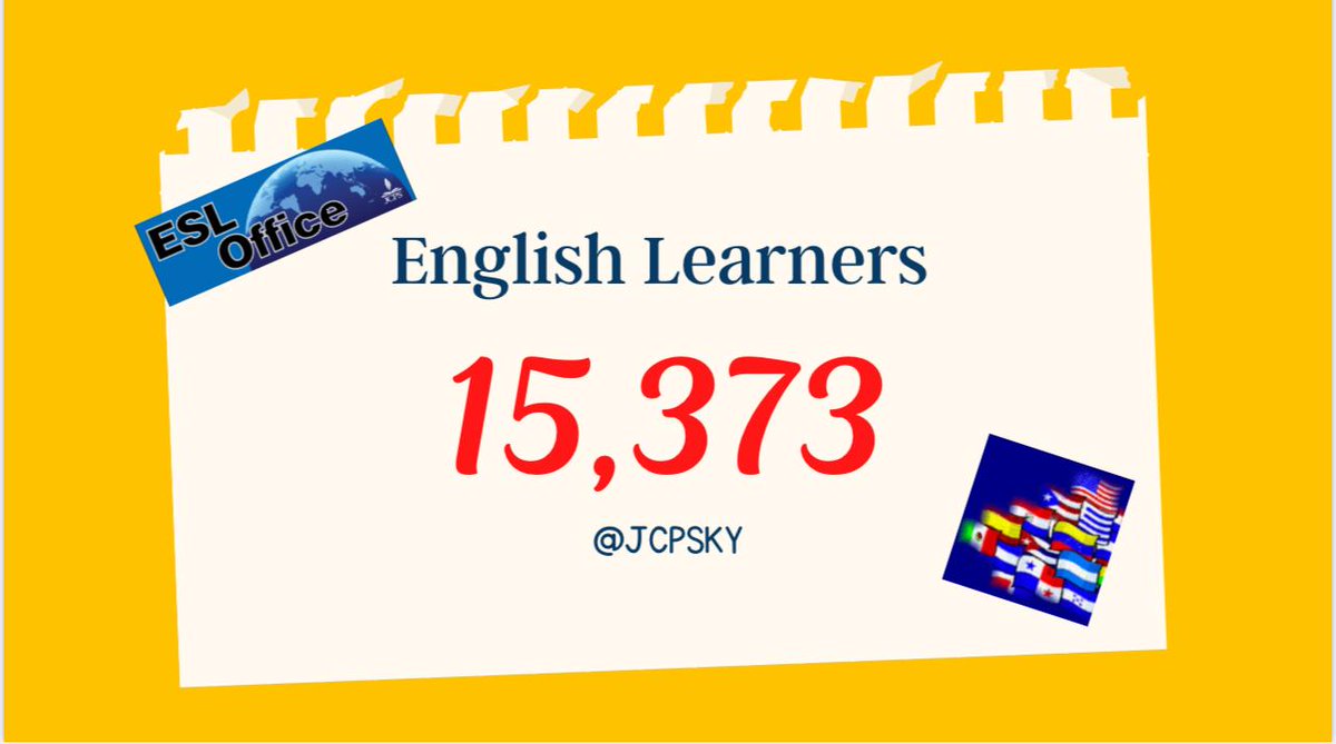 Breaking News from the ESL Data Board
The total number of English Learners <a href="/JCPSKY/">JCPS</a> is finally here⬇️