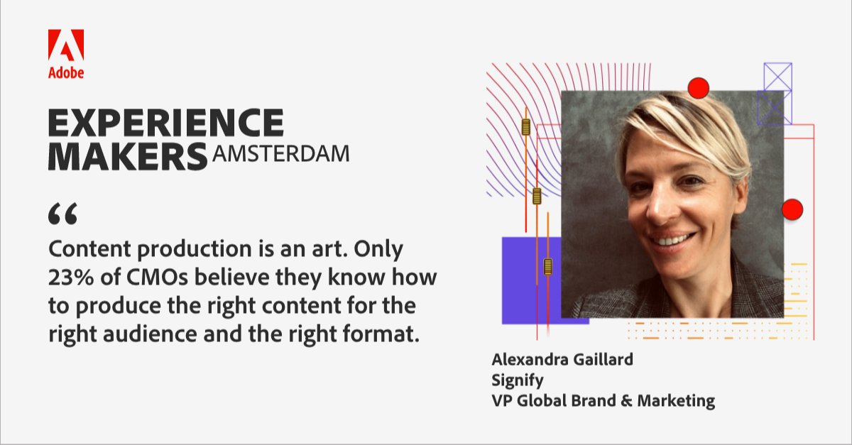 pvanhelvoirt's tweet image. 82% of consumers have a more positive view of a brand after consuming that brand&apos;s content. Content production is an art, even though content production represents 20-40% of CMO&apos;s marketing budget. #AdobeExperienceMakers2022
