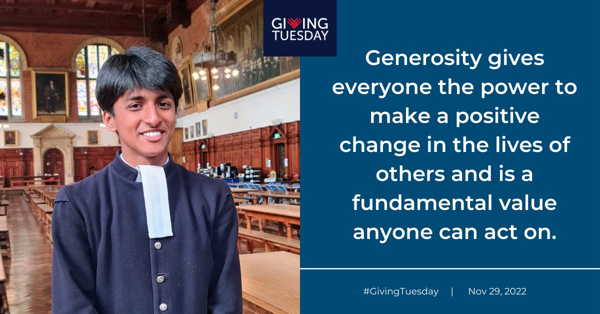 Three days to go until Giving Tuesday!
Find out more about how we are supporting our community and see how you can get involved here: christs-hospital.org.uk/support-us/giv…