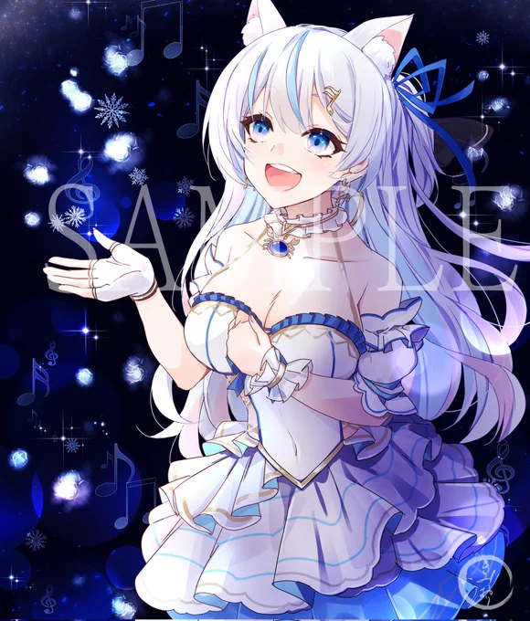 #Skeb #Commission #有償依頼 skebリクエスト45【完成】 Vtuber 说说crystal様  完成致しましたので納品させて頂きましたどうぞお受け取り下さい  I hope you like it to