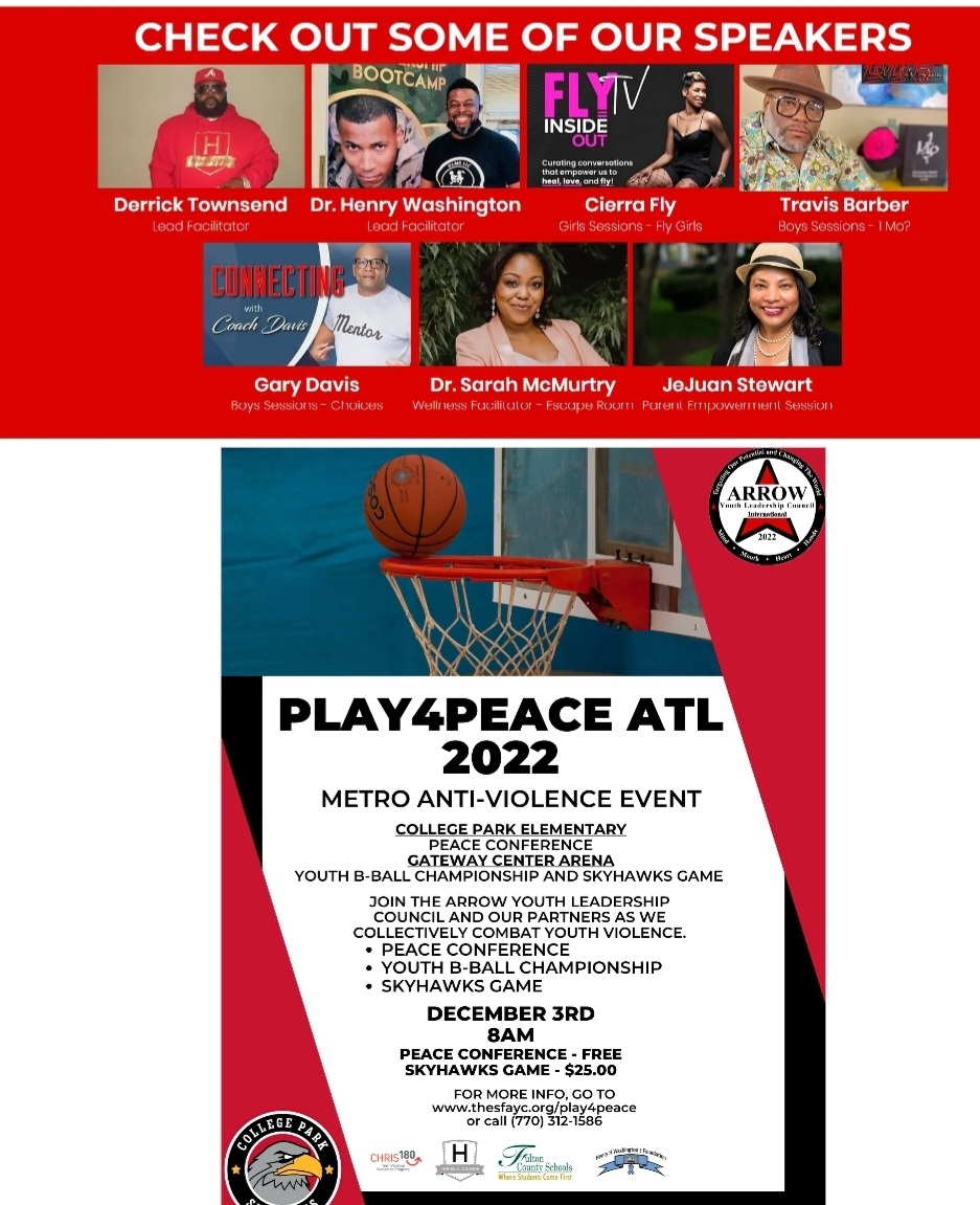 Can we all agree? Teen violence must STOP! Mark your calendar Dec 3rd. Load up your car and let's pack the school and Gateway Arena. Register your school and Youth group at theSFAYC.org