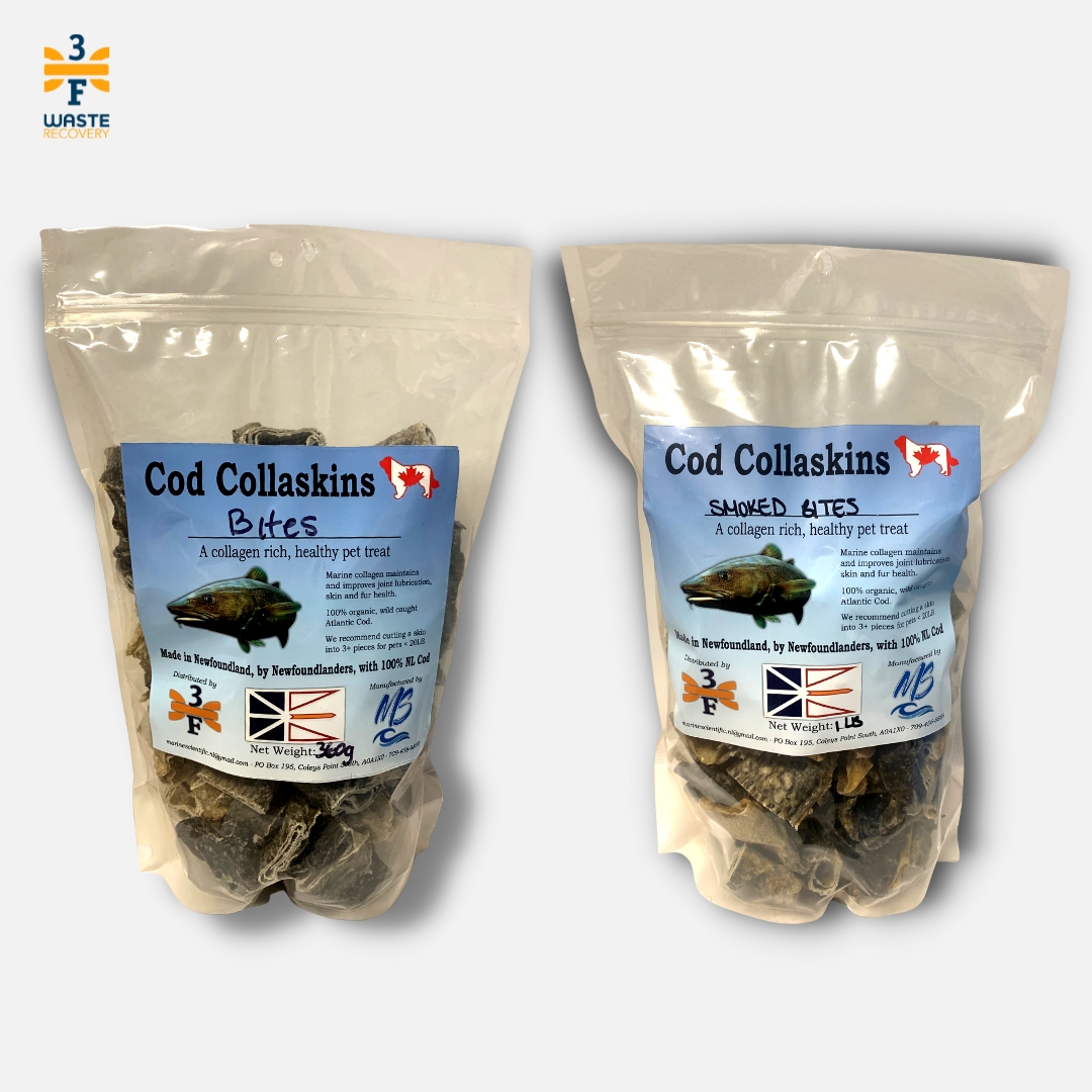 Did you know our Cod Collaskins come in a 1LB bag!? Get more value for your bites and wholes!

Same tasty flavors in regular and smoked 😋

Get your treats now! 👇
shopify.3fwasterecovery.ca/collections/al…
