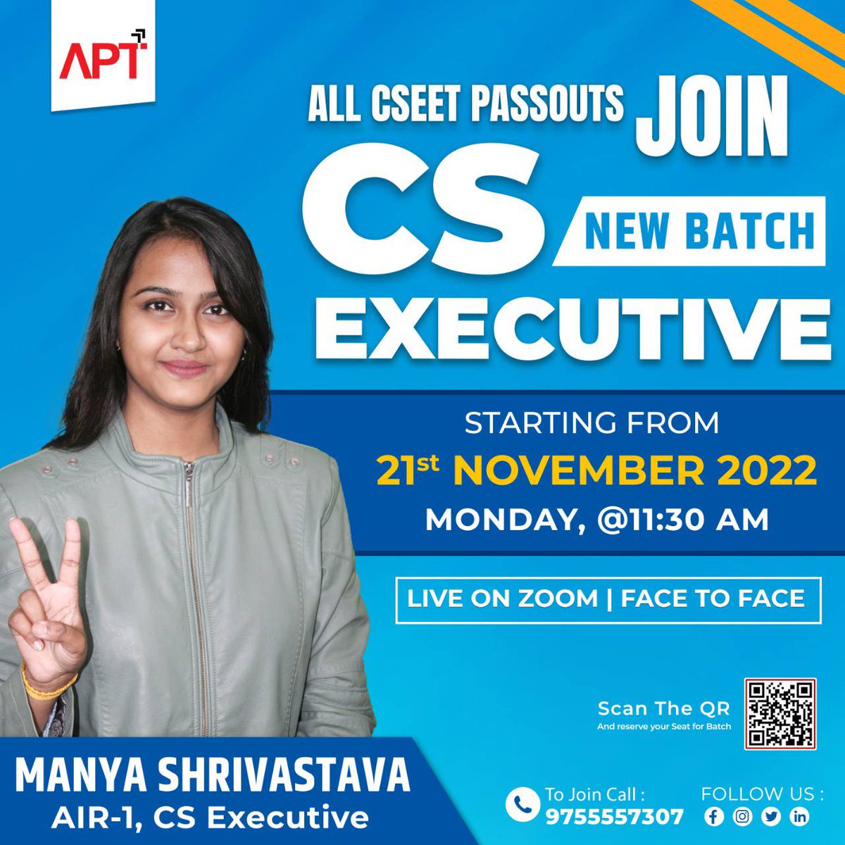 Aptclasses1's tweet photo. ‼️Important‼️NEWS‼️Important‼️NEWS‼️Important
✅SCAN THE QR and reserve your Seat for Batch
Stay tuned for more updates 🔥 Follow @Aptclasses1
#carachnadubey #ca #cafoundation #apt #aptstudy #aptian #charteredaccountant #cseet #cseetexam #newbatch #batch2022 #cseetbatch https://t.co/eichcywEbJ