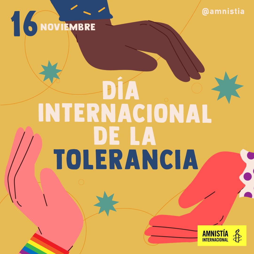 JovenesAiven's tweet photo. El 16 de noviembre se celebra el Día Internacional para la Tolerancia, una efeméride instaurada por la ONU en 1995, para conmemorar la Declaración de Principios sobre la Tolerancia.
#DíaInternacionalparalaTolerancia https://t.co/G5NsZJORcP
