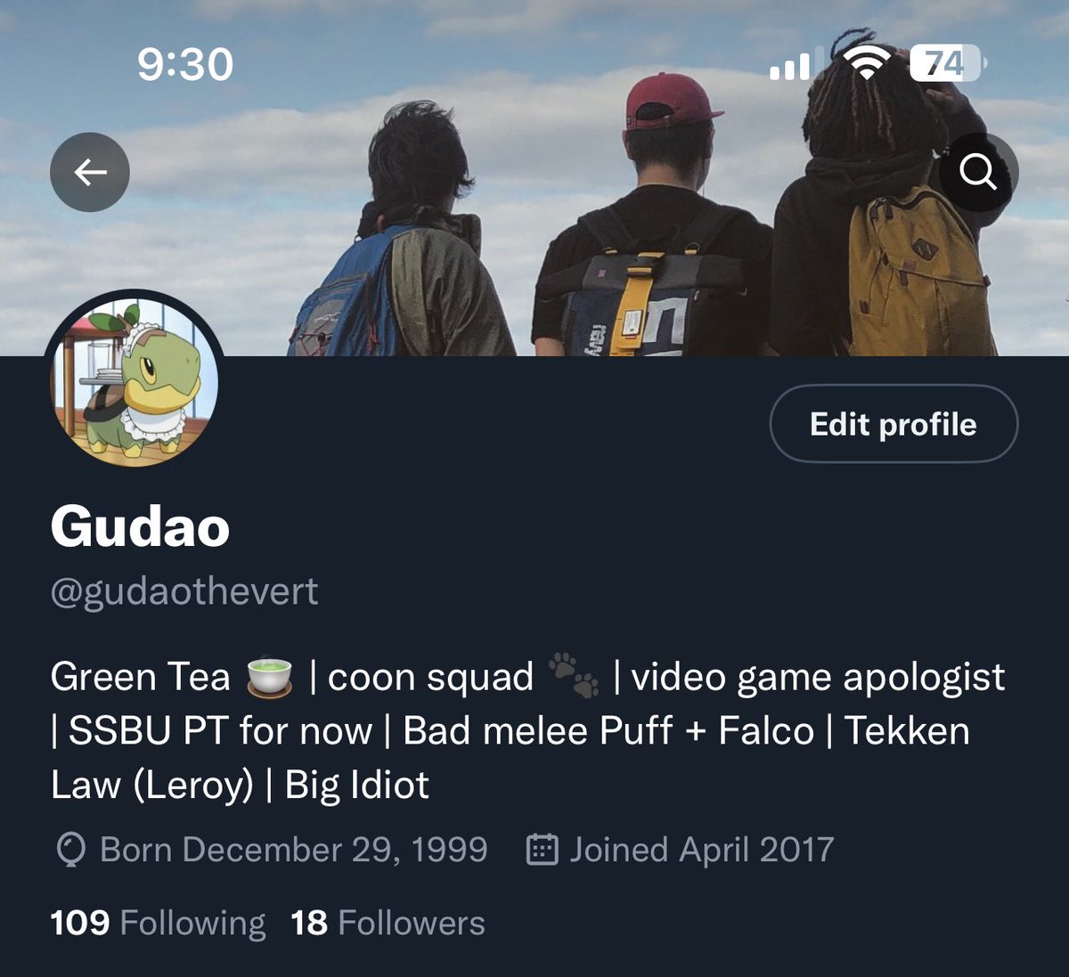 gudaothevert's tweet photo. Not me having a bio with info that is now irrelevant to me LOL. I’m changing that shit quick https://t.co/rvudPJyHGo