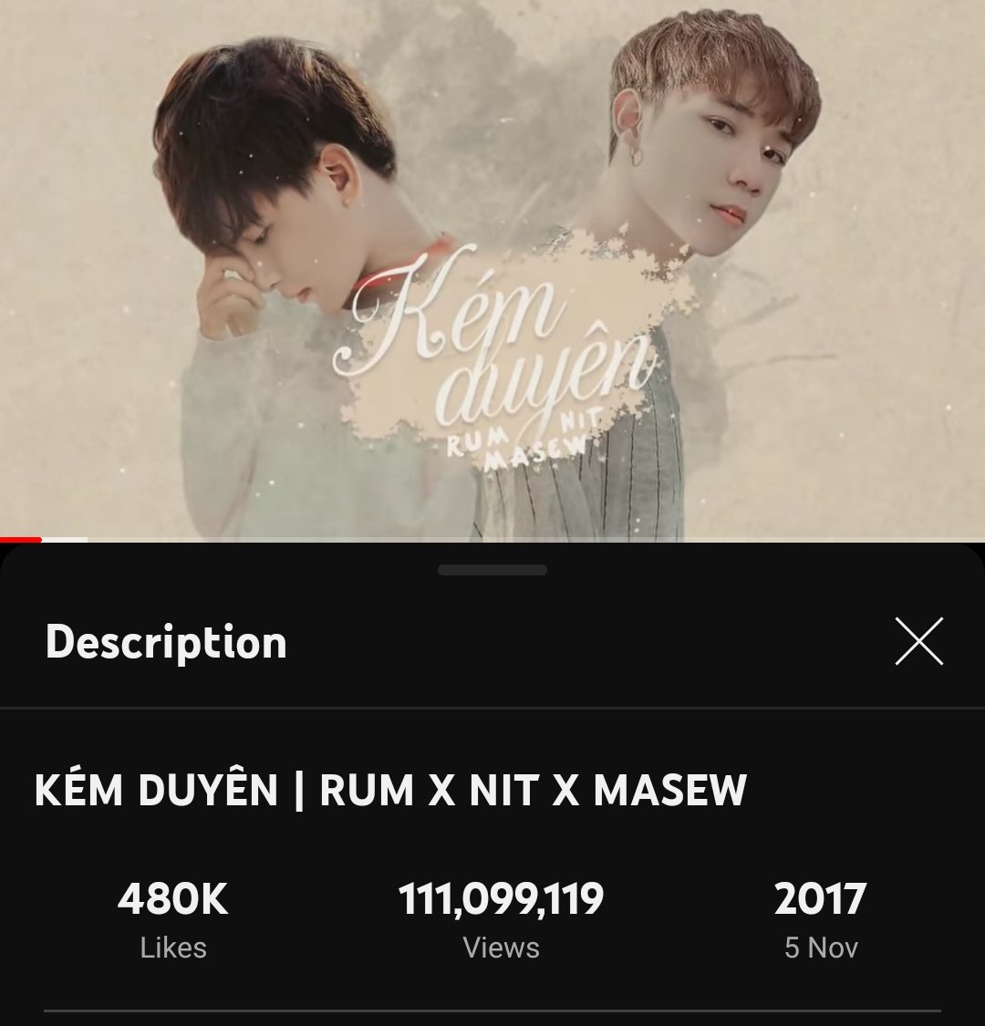 PopperJP's tweet photo. CHÚC MỪNG BÀI NÀY VỚI 111TR LƯỢT XEM YOUTUBE 

Đến rất nhanh !! vì lượt xem không bao giờ giảm  🥳🥳
https://t.co/7mEyO9G4zS

#KemDuyen #KD #Masew #Rum #Rumrumne #HồMinhTriết #Mushrum #Rumthaifanclub 🍄 #NIT #Nitho #NitHồ #NitSơnHồ #NeedThaiFan #NTF #NitLaOwl🦉 https://t.co/5tmDhIKcU4