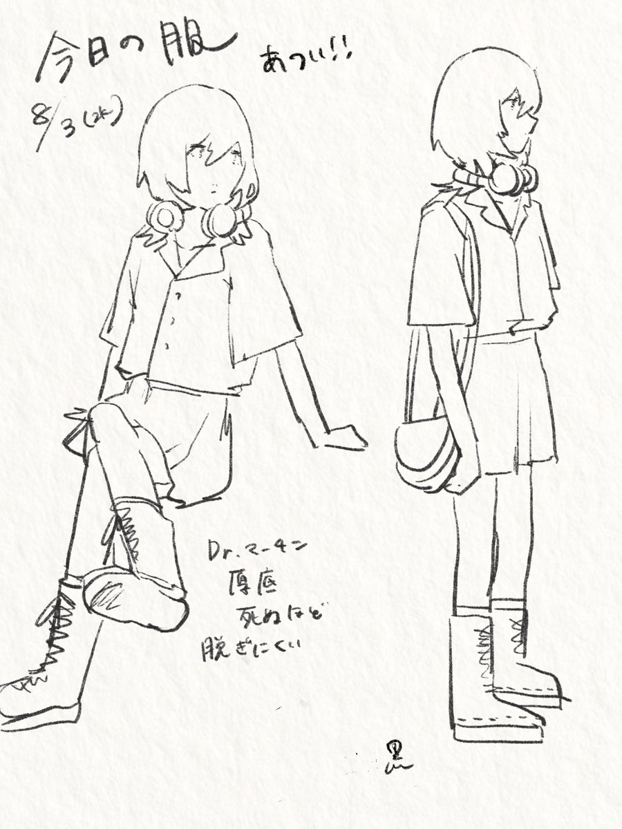 着てた服 
