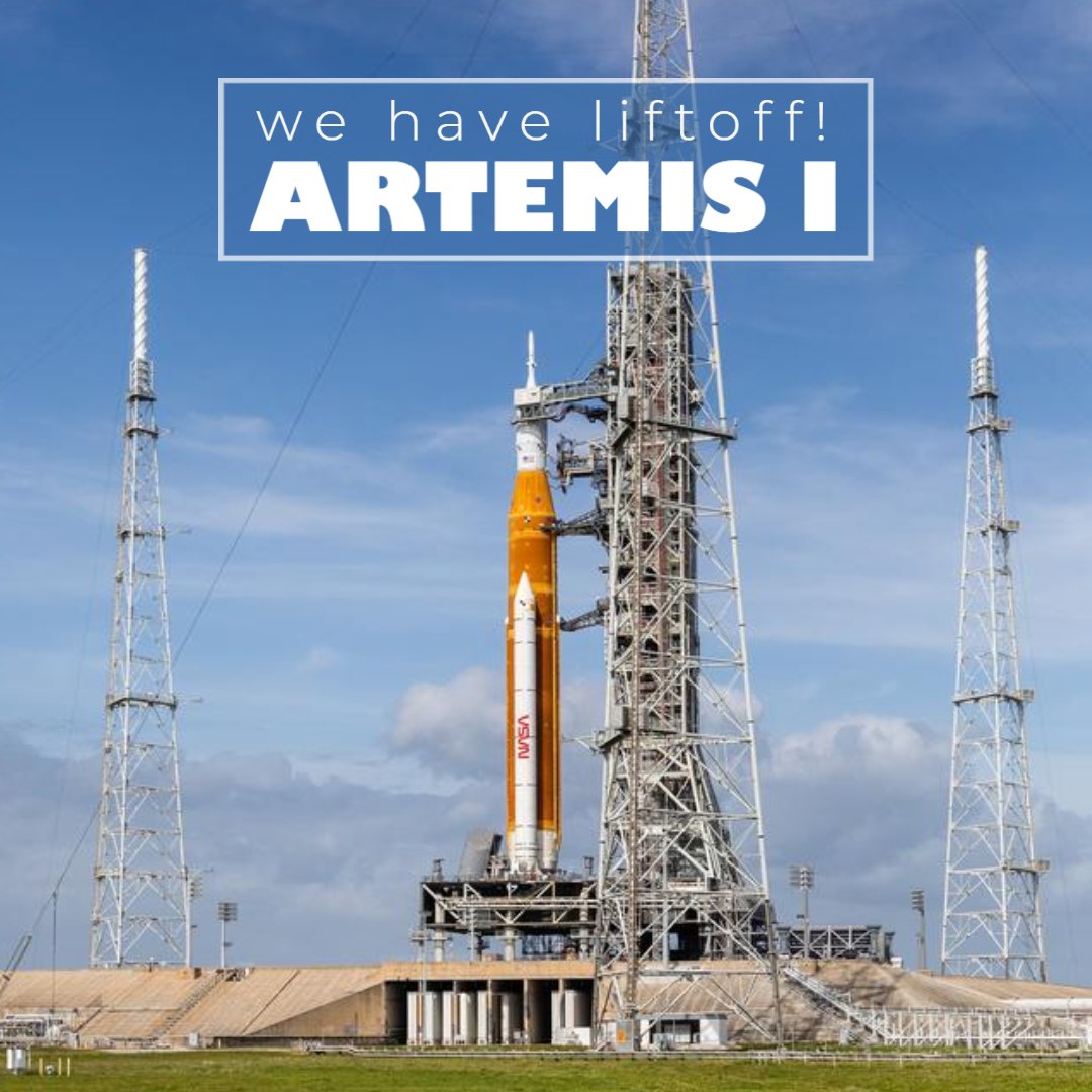 Launch success! 🚀 Congrats @NASAArtemis team! As the #Artemis mission continues, rising generations will be inspired to become the next problem solvers, explorers, scientists, technicians, and engineers.