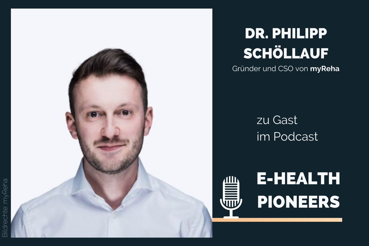 themedicalnetwork (@themedicalnetw) on Twitter photo 💻 Geht das nicht auch #digital? In dieser Folge E-Health Pioneers spricht Host Andrea Buzzi mit einem jungen Unternehmer, Dr. Philipp Schöllauf, Mitgründer und CSO von myReha, über digitale Therapien. 
Hier anhören: lnkd.in/eW3MC5qv
#digitalhealth #podcast #Austria 💻 Geht das nicht auch #digital? In dieser Folge E-Health Pioneers spricht Host Andrea Buzzi mit einem jungen Unternehmer, Dr. Philipp Schöllauf, Mitgründer und CSO von myReha, über digitale Therapien. 
Hier anhören: lnkd.in/eW3MC5qv
#digitalhealth #podcast #Austria
