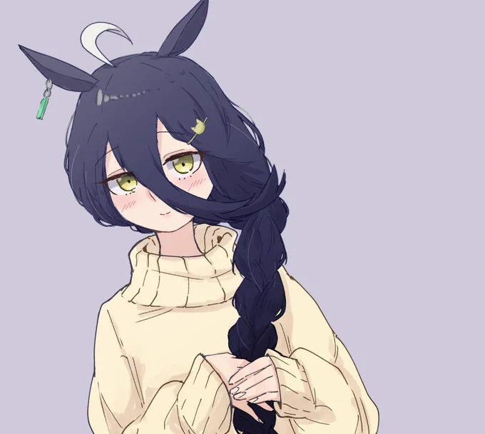 #ウマ娘ブカブカニット部 今度からこれで出すなどします 