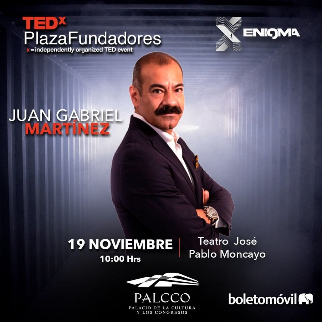 Conoce a Juan Gabriel Martínez <a href="/juangabrielcoac/">Juan Gabriel - Mentor de Ventas y Negocios</a>, durante 30 años se ha dedicado a desarrollar vendedores y equipos de alto
rendimiento, siendo mentor de importantes empresarios.

¡Te esperamos este 19 de noviembre!

#zapopan #guadalajara #jalisco #tedx #tedxtalks #speaker