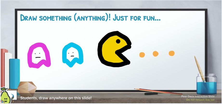 MrsJensenNovi's tweet photo. Added a slide to the end of a @PearDeck lesson giving students the opportunity to take a brain-break and draw anything they wanted. They did not disappoint! It brought me so much joy to look at everyone's artwork. #NoviPride https://t.co/py0CLRX3Du