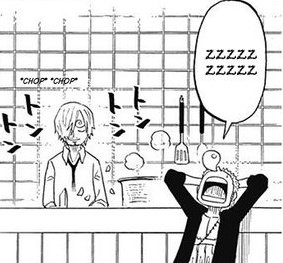 a thread of zoro and sanji acting like an old married couple
