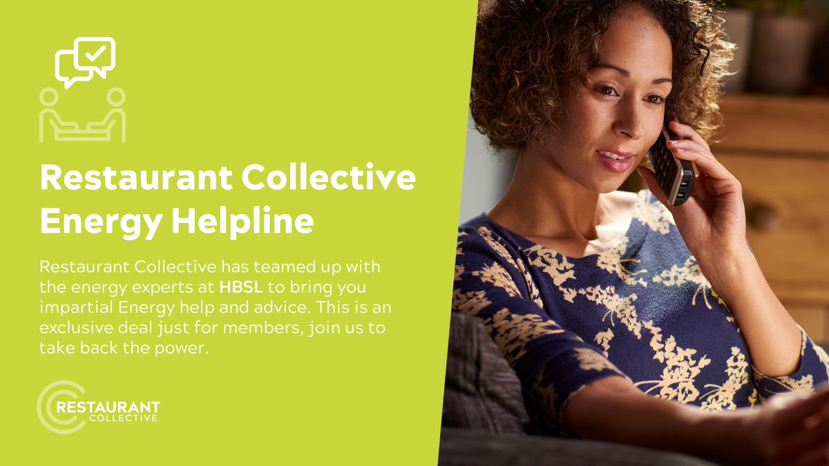 We hear you! We know that times have been tough with the #energycrisis and this is why we have set up an Energy Helpline with the experts over at HBSL. Our Members get free impartial advice which now a days is priceless. Join Today!
restaurantcollective.org.uk
#Helpline #finance