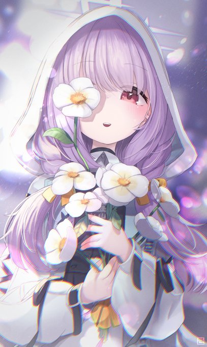 アツコ。お花すきなのかわいい#ブルアカ #BlueArchive 