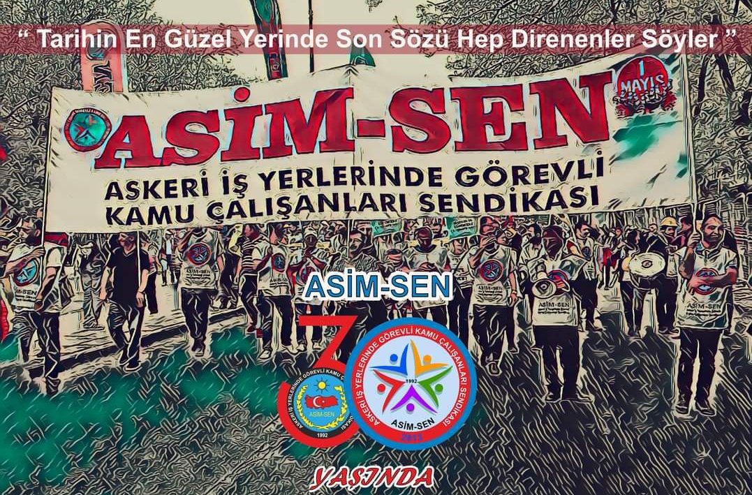asimsengnlmrk's tweet photo. Emek Mücadelemizin 30. Yılı Kutlu Olsun!
ASİM-SEN 30 yaşında
#AsimSen https://t.co/LVUdzGFyLb