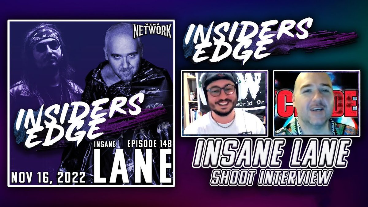 SlamSociety_'s tweet photo. ❗NEW EPISODE❗️
The awesome @ThePsychodelfic #InsaneLane joined the #InsidersEdge to talk about his career!
✨YOUTUBE: https://t.co/kK1Uu9KE1w
✨APPLE: https://t.co/AlVGxu8LGa
✨SPOTIFY: https://t.co/4vNtvxwMhv
✨GOOGLE: https://t.co/CUibw6X5tn
#prowrestling #shootinterview https://t.co/zbkdyyaFB6