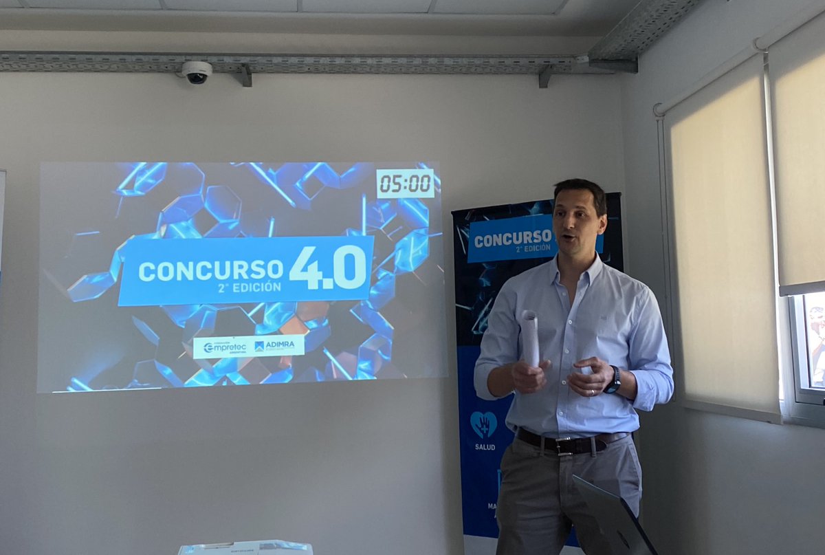 empretecarg's tweet photo. ¡Comienza la jornada final del #Concurso40 que organizamos junto con @RedADIMRA!
Los 5 proyectos finalistas expondrán sus proyectos frente al jurado.
Adrián Lebendiker y Gustavo Fernández Borello, presidente y coordinador general de @empretecarg, dieron comienzo a la jornada. https://t.co/0vvOd7YaPy