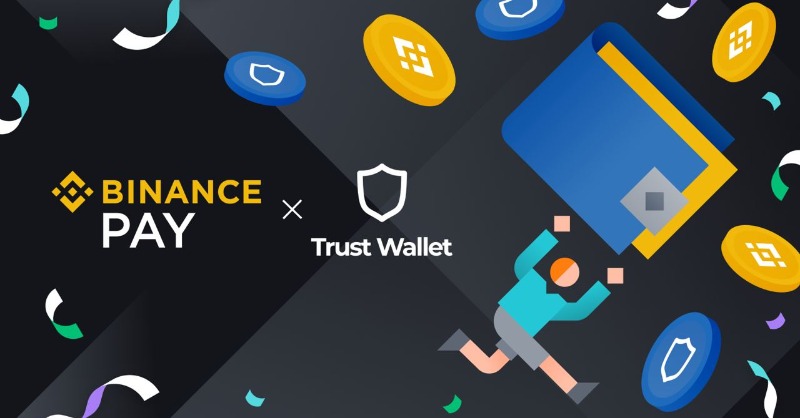 binance's tweet photo. #Binance Pay is now integrated with @TrustWallet!

Through the Trust Wallet App, users will be able to transfer crypto to a self-custodial wallet seamlessly 🤝

Read more ⤵️