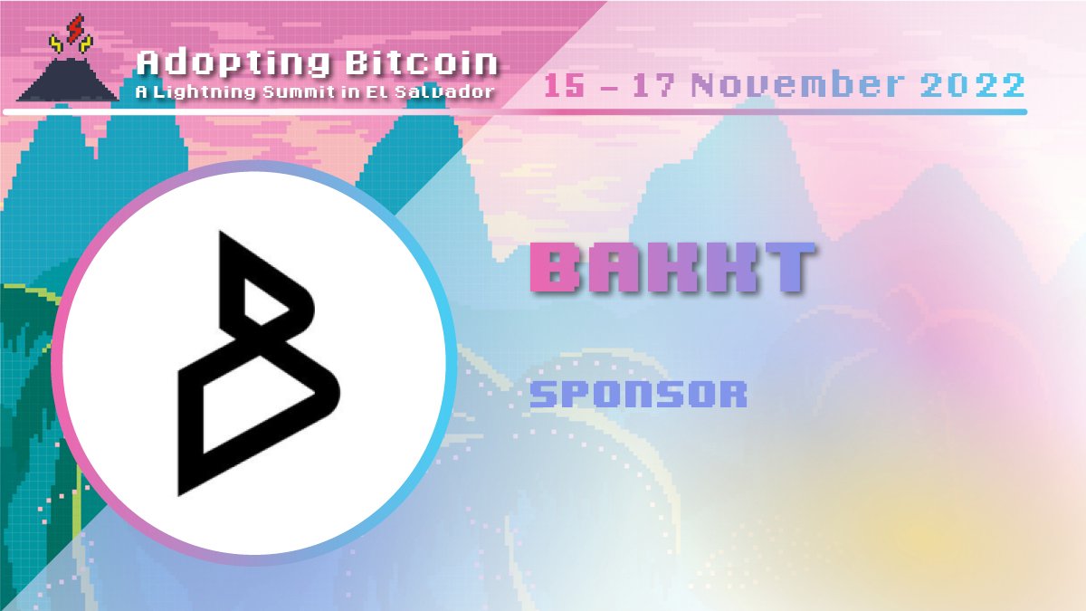 AdoptingBTC's tweet photo. Thanks to our sponsor @Bakkt for supporting #adopt21!
Bakkt believes in a better approach to engagement - one where rewards are valuable and companies are in sync with customer needs. https://t.co/kQ5KvzNMDa