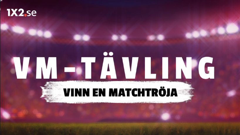 🏆 TÄVLING 🏆

Vinn en valfri matchtröja till ditt favoritlag! Allt du behöver göra är att gissa utfallet i de tre första VM-matcherna!

Till tävlingen: 
1x2.se/tavling/fotbol…

🚨 Gilla och dela inlägget så är du med i utlottningen av en 1X2.se-fleecetröja och keps!
